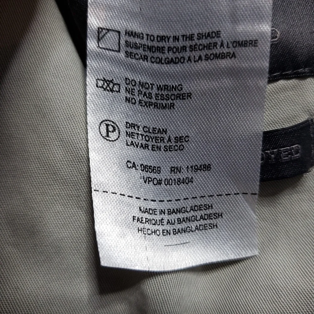 C-LAB NYC Mens 46L Blazer Garment Dyed Stretch Cotton Unlined Gray Lightweight